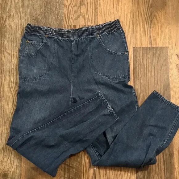 Haband for her elastic waist jeans size 12A 100% Cotton - Picture 1 of 5